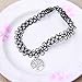Longil Women Vintage Black Gothic Stretch Elastic Double Line Henna Tattoo Choker Collar Necklace with Tree Pendant Hippy Popular for 80s 90s
