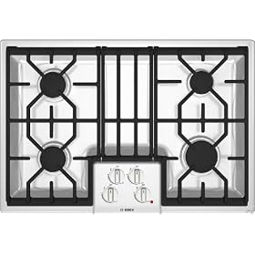 Bosch : NGM5024UC 30in 4 Burner Gas Cooktop - White by Bosch