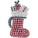 Swarovski Crystal Christmas Socks Boots Christmas Gift Pin Brooch