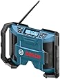 Bosch PB120 12-Volt Max Lithium-Ion Compact AM/FM Radio with MP3 Player Connection Bay
