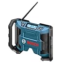 Bosch PB120 12-Volt Max Lithium-Ion Compact AM/FM Radio with MP3 Player Connection Bay