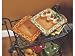 Platter 2 Assorted Earthenware Ers Spong Look Rust/Cream/Sag 14 X 14 X 1 1/2 Set Of 2