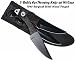 6 Bulls Eye Throwing Knife Set W/Case Black Set of 3