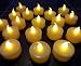 SET OF 20 LED BATTERY TEA CANDLE LIGHTS IN WHITE ** IDEAL FOR WEDDINGS, HOMES, CHRISTMAS, ETC **