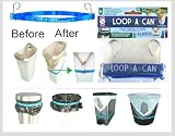 LOOP-A-CAN Trash Can Band with Detachable Hooks - FREE Shipping in continental US