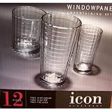 12 Piece Entertaining Drinking Glasses Set -- Four 14 Oz Cooler, Four 13 Oz Dof, Four 7 Oz Juice by