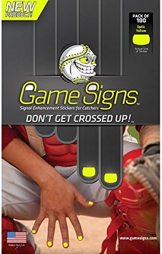 Game Signs Catcher Signal Enhancement Stickers, Optic Yellow