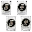 Portland Trail Blazers NBA 4pc Square Shot Glass Set Portland Trail Blazers NBA 4pc Square Shot Glass Set