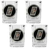 Portland Trail Blazers NBA 4pc Square Shot Glass Set