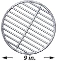 Stainless High Heat Charcoal Fire Grate Upgrade for Large Big Green Egg Grill