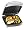 George Foreman 13631 Baby Grill with Sloped Grill Design, 2 Portions (Silver)