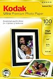 Kodak Ultra Premium Photo Paper, 4 x 6 Inches, High Gloss, 100 sheets (1833987) Kodak Ultra Premium Photo Paper, 4 x 6 Inches, High Gloss, 100 sheets (1833987)