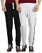 Gumber Pack of 2 Gray & Black Solid Pyjamas (GE_VT_PJA_GRY_BLK_2PC) RS.380.00