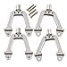 SkyQ SCX10 Upgrade Parts RC Aluminum Front/Rear Shock Tower for 1/10 Rock Crawler Silver 4pcs