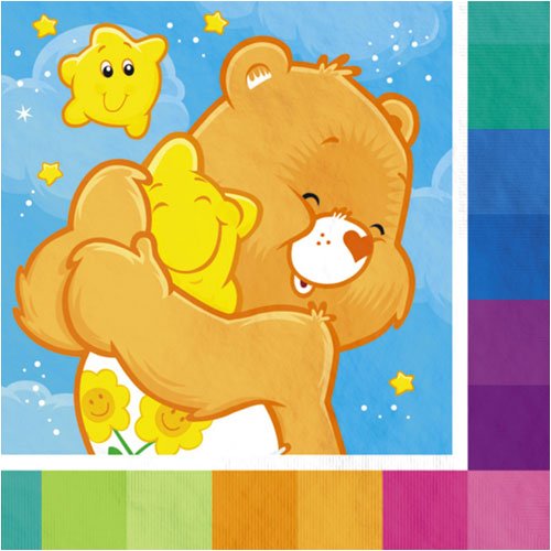 Care Bears Luncheon Napkins - 16 Count