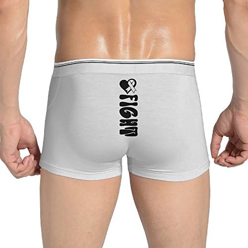 Men's Breathable ADHD Self Injury Multiple Sclerosis Ribbon Boxer Brief Underwear