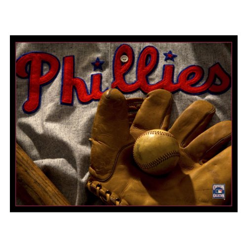 Artissimo Philadelpha Phillies Vintage Collage 16x20 Canvas Art