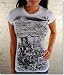 Local Celebrity Where's Waldo Hollywood Search White Juniors/Ladies T-shirt Tee