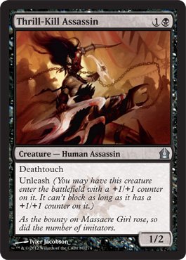 Magic: the Gathering - Thrill-Kill Assassin (81) - Return to Ravnica On Sale