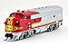 Bachmann Industries EMD F7-A Diesel Locomotive DCC Equipped Santa Fe War Bonnet Train Car, N Scale
