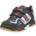 LICO World Indoor V 310013, Unisex - Kinder Sportschuhe - Indoor, schwarz, (schwarz-silber-rot )