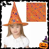 ハロウィン　衣装　子供　帽子　レインボーハット　オレンジ　フリーサイズ　コスチューム　802947　Child　Orange　Rainbow　Hat