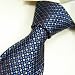NEW Y&G Designer Hand Made Brown Blue Polka Dots 100% Jacquard Woven Pure Silk Mens Neck Tie Neckwear Necktie Set T4001