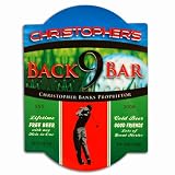 Review Organize.com  / Golf Bar Sign