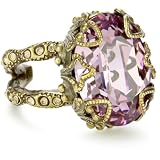 Sorrelli Mirage Heirloom Oval Cut Crystal Gold