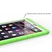 MoKo iPad Air 2 Case - [Kickstand] Durable Hybrid Silicone + Hard Polycarbonate Kid Proof Extreme Duty [Shock-Absorption] with Foldable Stand Protective Cover for Apple iPad 6 9.7 Inch Tablet, GREEN