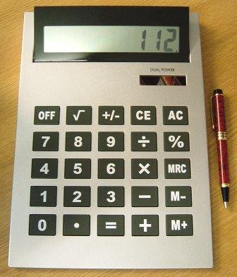 Childrens Toyshop  Electronics : Jumbo A4 desktop Calculator