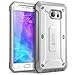 SUPCASE Unicorn Beetle PRO Series Designed for Galaxy S6 Case, with Built-in Screen Protector Full-body Rugged Holster Case for Galaxy S6 (2015 Release) (White/Gray)