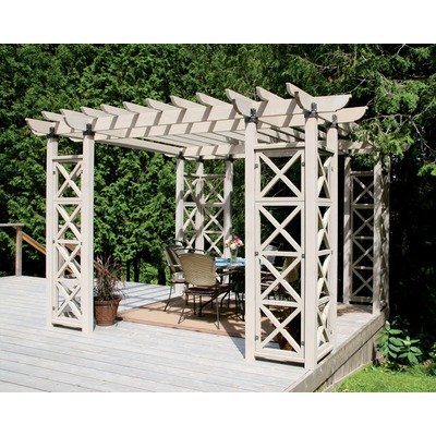 Yardistry Outdoor Pergola Room Kit, 12-Foot Wide By 12-Foot Deep
