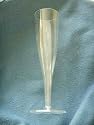 50 Disposable Plastic Champagne Flutes 5 Oz Clear
