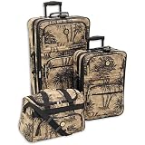 Leisure Luggage 3-pc. Palm Luggage Set 3 Pc Set