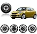 Auto Pearl-Premium Quality Car Full Black Wheel Cover Caps Black 14 inches Press Type Fitting For - Maruti Suzuki Swift New RS.1499.00