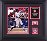 Alfonso Soriano Cubs Framed 8x10 Piece With Ball & Medallion