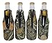 Beer Bottle Coolers Neoprene Collapsible Camo Set of 4