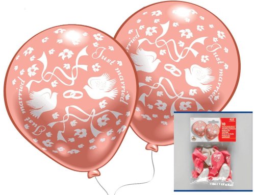 Imagen 2 de Everts 48362  - 2 x 10 globos de boda en la bolsa de noble