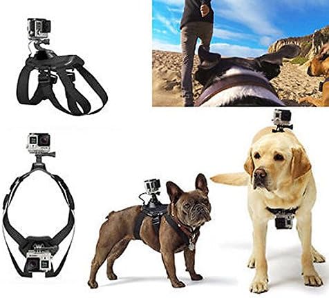 Dog Camera Mount Chest-Back Harness For GoPro Hero 4/3+/3/2/1