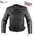 Ladies Black and Grey Cordura Vented Padded Jacket by Xelement