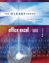 O'Leary Series: Microsoft Office Excel 2003 Brief