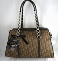 Dior Handbags (Brown) Trotter Romantique Coated Canvas Bag CPF44865