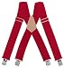 Tools & Hardware : Rooster #110C 2" RED Heavy Duty Suspenders