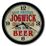 Vintage JOSWICK Old Style Beer 10 Wall Clock USA
