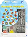 New Image Group SGP-08 Suncatcher Group Activity Kit, Fun Animal, 18-Pack