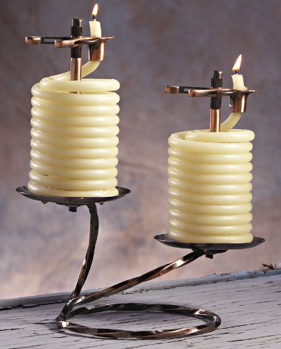 Two 36 - hour Candle - by - the - Hour Beeswax Candles