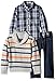 Nautica Boys Three Piece Set with Woven Shirt, Striped Shawl Sweater,and Denim Jean