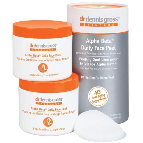 MD Skincare Alpha Beta Daily Face Peel- 2 Steps, 60 Applications