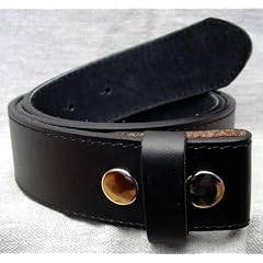 G�rtel mit Randnaht f�rs Buckle, schwarz